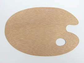 Malerpalette Holz 20x30x0,3cm